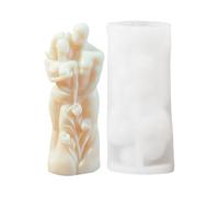 Stampo in silicone 3D a forma di coppia che si abbraccia, per San, a forma di amante che abbraccia fondente, per realizzare saponi fatti a mano e cioccolato