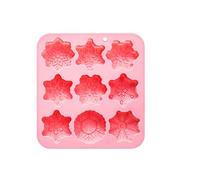 Stampo in silicone 3D a forma di fiocco di neve, per decorare torte, cupcake, caramelle, cioccolato, pasta di gomma, argilla polimerica
