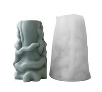 Stampo in silicone 3D geometrico per candele a colonna, zingara, strumento per sapone, cioccolato, decorazioni per la casa, artigianato