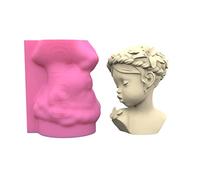 Stampo in silicone 3D per corpo femminile a forma di farfalle timide, decorazione per sapone profumato, decorazione per la casa, Natale, Halloween, stampi per forniture