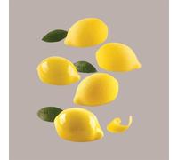 Stampo in Silicone 3D per Frutta Realistica Limone e Lime 55x38H27 mm