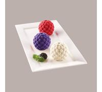 Stampo in Silicone 3D per Frutta Realistica Segreti del Bosco Mora dm 65 mm H 55 mm