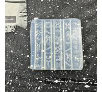 Stampo in silicone 3D per nail art, fiocco in pizzo con cartoni animati, modelli di fiori a palloncino con coniglio e orso, stampo trasparente per decorazione unghie fai da te