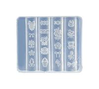 Stampo in silicone 3D per nail art, forma delicata, per estetiste e studenti