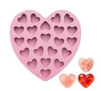 Stampo In Silicone, 9,7x1,3x9,8 Cm A Forma Di Cuore Riutilizzabile A Rilascio Facile | Stampo Multifunzionale | Per San Matrimonio Festa Della Mamma Dolci Fatti In Casa Snack Gommosi Cupcake