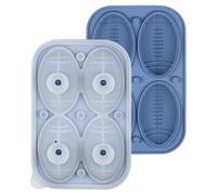 Stampo in silicone a 4 cavità 3D a rilascio facile, stampo in silicone per cioccolato, caramelle, fondente, bar, cocktail, torte, caffè, acqua, ghiaccio, frigorifero, congelatore