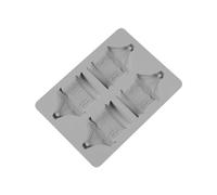 Stampo in silicone a 4 fori per aromaterapia 3D stampi per cioccolatini biscotti fai da te decorazione auto candela decorazione casa