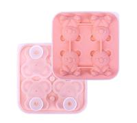 Stampo in silicone a 4 griglie in silicone per forme, forme rotonde produttori domestici facili da dimostrare per bar foatruar cucina bevande fredde alimenti per bambini snack per la casa