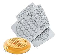 Stampo in silicone a 5 cavità a forma di api a nido d'ape per la decorazione di torte e cupcake in silicone a forma di alveare