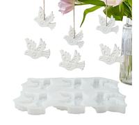 Stampo In Silicone A 6 Cavità Colomba Della Pace, Stampini In Per Uccelli, Stampini Per Colata Di Gesso Fatto A Mano, Stampo Per Artigianato In Cemento E Gesso Per Decorazione Tavolo,Sformatura Facile