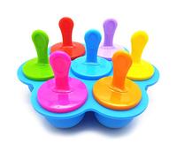 Stampo in silicone a 7 celle per gelato a forma di lettere grandi