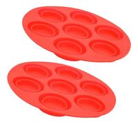 Stampo in silicone a 7 fori per torte in silicone 7 fori non bastone stampo per trattare stampo per friggitrice ad aria