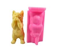 Stampo In Silicone A Candela Gatto In Piedi Per Preparare Ornamenti Stampo Aromaterapia In Gesso Decorazioni La Casa Ornamenti In Resina