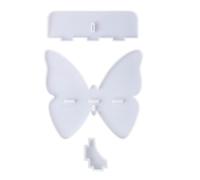 Stampo in Silicone a Farfalla, Fai da Creativo | Trasparenza Elevata, Flessibile e Facile da Pulire, Bianco, per Uso Manuale