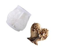 Stampo in silicone a forma di albero dell'amore, facile da demolire per sapone profumato, cioccolato, decorazione per matrimoni e resina colata di cera per candele a forma di albero
