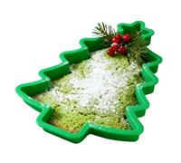 Stampo in silicone a forma di albero di Natale, strumento per dolcetti stagionali per dolcetti mousse, possibilità di realizzare orsetti gommosi, prestazione flessibile antiaderente, motivi complessi