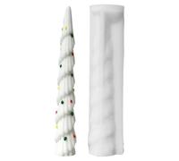 Stampo in silicone a forma di albero - per candele di Natale | Xmaas Trree Shape Candle Making Resin | per stoviglie senza piante senza bastoncini | Decorazione in resina epossidica per