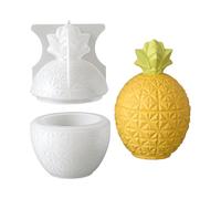 Stampo in silicone a forma di ananas per realizzare e organizzare gioielli contenitori facile da demolire set artigianale in silicone stampo ananas