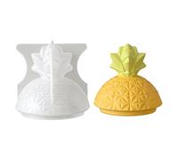Stampo in silicone a forma di ananas per realizzare e organizzare gioielli contenitori facile da demolire set artigianale regalo stampo in silicone