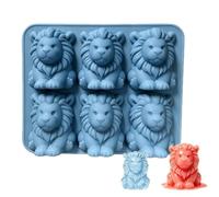 Stampo in silicone a forma di animale 6 Scomparti Leone 3D Facile