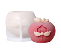 Stampo in silicone a forma di Babbo Natale, per mousse, torte, pasticcini, cioccolato, antiaderente, facile da pulire