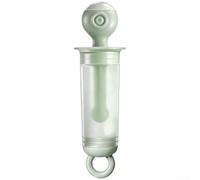 Stampo in silicone a forma di bacchetta per cubetti di ghiaccio fai da te, realizzato con materiale PP sicuro per snack senza preoccupazioni e vestibilità compatta in tonalità blu (verde)