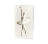 Stampo in silicone a forma di ballerina ballerina per fondente cioccolato torta stencil decorazione argilla fare cucina strumenti di cottura stampi in silicone per bombe al cioccolato