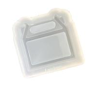 Stampo in silicone a forma di borsetta per dessert, per sapone in resina e candele, strumento multiuso per la creazione di gioielli