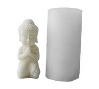 Stampo in silicone a forma di Buddha, in gesso e resina epossidica, per creare saponette a forma di Buddha, decorazione artigianale per la casa