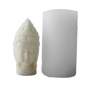 Stampo in silicone a forma di Buddha, scultura in resina, gesso e sapone, ornamento in resina epossidica, decorazione spirituale artigianale per la casa