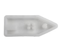 Stampo in silicone a forma di casa a forma di cuore per resina epossidica, calcestruzzo e candele, decorazione per la casa a forma di cuore leggero, misura piccola, media e L (L)