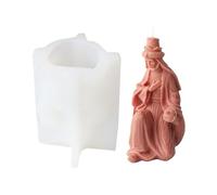 Stampo in silicone a forma di casa con Gesù, in resina, per sapone fatto a mano, cemento, gesso, per appassionati religiosi, resina e gesso