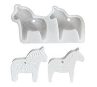 Stampo in silicone a forma di cavallo | per sapone a forma di cavallo | flessibili per pasta polimerica sapone ciondolo aromaterapia candela progetti di decorazione della casa