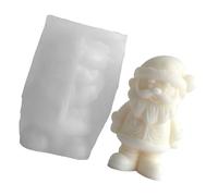 Stampo in silicone a forma di clausola di Babbo Natale per sapone a candela fatto a mano Il tema di Natale Silicone stampo per la resina epossidica
