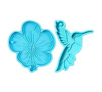 Stampo in silicone a forma di colibrì Stampo per gioielli in resina epossidica per appendere colibrì uccello portachiavi in silicone per ciondoli in resina epossidica stampi per gioielli in resina