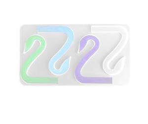 Stampo in silicone a forma di collo di - grande cornice flessibile, vassoio da 26,1 x 14,5 cm, per colata di cioccolato professionale semantica profonda, superfici antiaderenti in materiale