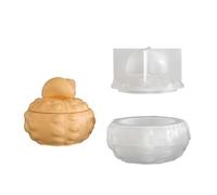 Stampo in silicone a forma di conchiglia per realizzare e organizzare gioielli contenitori facile da demolire set artigianale in silicone stampo per gioielli