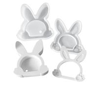 Stampo In Silicone A Forma Di Coniglietto | Decorazione con da Colata a Forma di Coniglio,Stampo Per Coniglietto Pasquale - per Artigianato, Arte, Decorazione della Casa, Feste di Primavera, Gesso, Ce