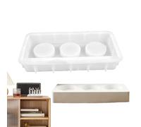 Stampo in silicone a forma di coniglietto pasquale, stampo per gesso a forma di coniglio, per inserti per candeliere, decorazioni in gesso, arte in resina, fai da te, amanti e