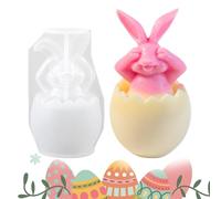Stampo in silicone a forma di coniglietto, per a forma di coniglietto, leggeri per realizzare, decorazioni pasquali, per aromaterapia, per bambini, ragazzi e ragazze
