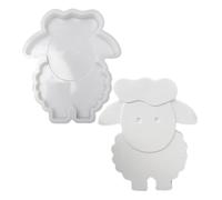 Stampo in silicone a forma di coniglio 3D, stampo in silicone per statua