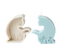 Stampo in silicone a forma di coniglio a forma di animale in resina epossidica stampi artigianali per casa ufficio armadio desktop Decor