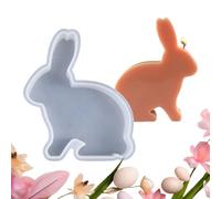Stampo in Silicone a Forma di Coniglio,Distacco Facile Riutilizzabile Fai Da Te | 3D Coniglio Pasqua Silicone,Per Resina Epossidica Decor Casa Progetti Artistici Feste Primavera e Principianti