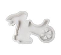 Stampo in silicone a forma di coniglio pasquale, antiaderente, durevole, per colata in resina, cioccolato, sapone, riutilizzabile, decorazione pasquale per artigianato, matrimoni, pasticceria