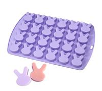 Stampo in Silicone a Forma di Coniglio Pasquale - Stampo per Dolci da Forno | Forma Coniglio di Pasqua - per la Preparazione di Biscotti Gelatine Caramelle Cioccolato Pasta di Zucchero Resina per