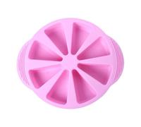 Stampo in silicone a forma di cono, teglia antiaderente resistente al calore a 8 cavità, vassoio professionale per torte per uso alimentare, divisore triangolare per porzioni, pasticceria versatile