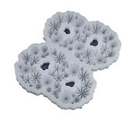 Stampo in silicone a forma di corona a nido d'ape per la decorazione di torte, fondente, cioccolato, biscotti, stampi in silicone per torte, decorazioni per pasticceria, stampi in resina epossidica