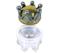 Stampo in silicone a forma di corona, stampo a forma di corona per fondente, stampo per torte a forma di corona, facile rilascio dello stampo per pasticceria, argilla, cupcake e decorazioni