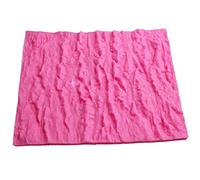 Stampo in silicone a forma di corteccia di albero, per torte, fondente, tappetino per impressione, decorazione per cupcake, bombe al cacao e cioccolata calda