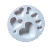 Stampo in silicone a forma di cuore a forma di orso, per decorazioni in silicone epossidico